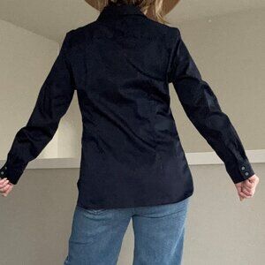 BR Factory Tailored Easy-Care Shirt in Preppy Navy